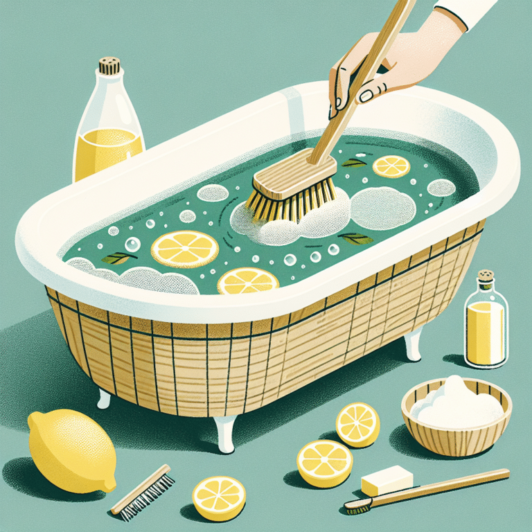 Green Methods to Scrub Bathtub