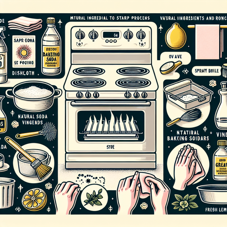 How to Clean Your Stove Naturally