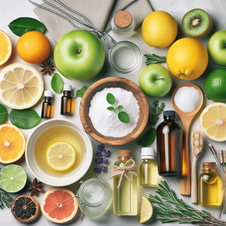 Natural Disinfectant Recipes for Safer Cleaning