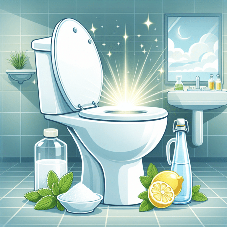 Using Natural Ingredients to Clean Your Toilet